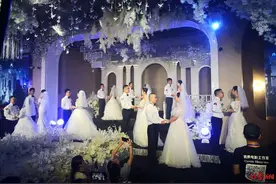 因抗疫而延期的婚礼迎来集体补办 女护士：从没想过会如此受到肯定和重视图片