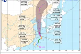 台风黄色预警！“巴威”27日上午或在辽宁东部一带沿海登陆图片