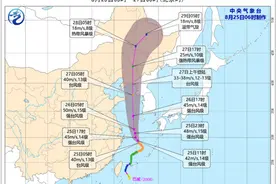 台风黄色预警！“巴威”27日上午或在辽宁东部一带沿海登陆图片