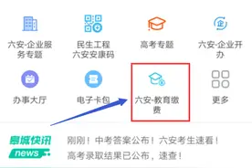 六安开通“皖事通”教育缴费服务 足不出户交学费图片
