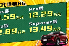 生而巅峰 撼世而来 第三代哈弗H6正式上市 售价11.59-13.49万元图片