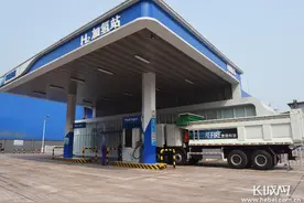 我国钢铁行业首个固定式加氢示范站在河钢投入运行图片