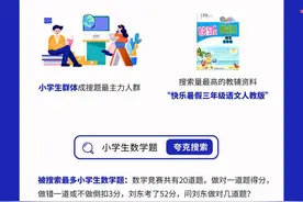 临阵磨枪不快也光！夸克搜索数据显示：小学生作文、古诗词、手抄报搜题量暴涨图片