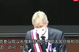 喊出“我是台湾人”的捷克“议长”，究竟是什么来头？图片