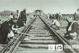 新华医疗的1945年：与“牙山炮”同享战利品——日军钢轨图片