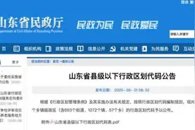 泰安最新行政区划代码公布！3709……来看你老家是哪串数字？图片