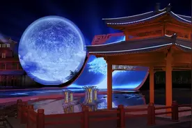 中秋国庆喜相逢 月圆花好看洛阳图片