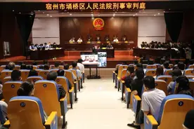 历时8天，宿州范飞飞等31人涉黑案一审公开庭审结束图片