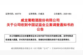ST威龙涉嫌信批违规被立案 或引发投资者索赔图片