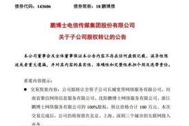 保留北上深业务，鹏博士拟100万元打包转让长城宽带等4公司图片