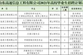 山东高速信息工程公司2021年校园招聘开始啦图片