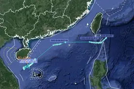 美军侦察机疑似伪装成马来西亚飞机，在海南与西沙群岛间密集飞行图片