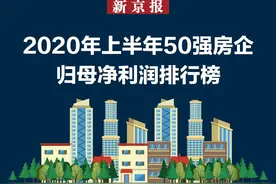 50强房企归母净利润排行：中海第一，半数同比下滑图片