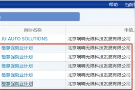 滴滴申请“橙意促就业计划”商标图片