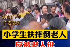 反转！小学生扶摔倒老人被讹？警方通报：两小孩路边嬉戏撞倒78岁老太图片
