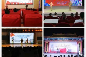 文艺惠民丨小型淮海戏《孤岛夫妻哨》基层演出图片