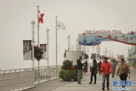 温哥华空气污染持续图片