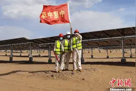 中建电力于皓伟：“皓”瀚沙漠蓝海中的“光能使者”图片