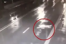 金华男子和女友吵架后赌气躺路中间被撞飞，交警这么认定责任图片
