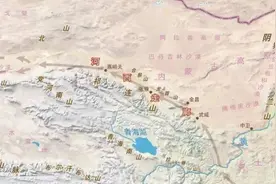 河西走廊，伸向西北荒漠的湿岛图片
