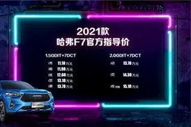 智能化撬动Z世代，2021款哈弗F7/F7x上市图片