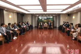 澳门红色文化考察学习团访湘寻交流合作图片