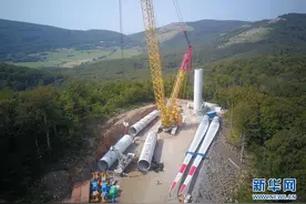 中企投资克罗地亚风电项目进入施工高峰期图片