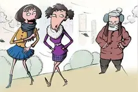 每年一度“乱穿衣”！短袖和棉袄今天街头“同框”图片