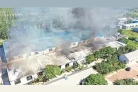 29秒丨滨州一纺织厂突发大面积火灾 现场浓烟滚滚视频封面
