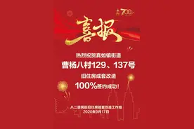 喜报！普陀这几号楼旧住房成套改造100%签约，有你家吗？图片