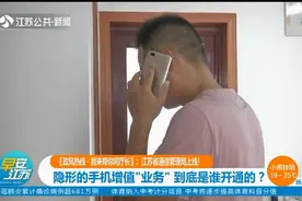 江苏省通信管理局上线！隐形的手机增值“业务”到底是谁开通的？视频封面