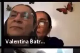 尴尬了，女议员用照片参加视频会议被发现图片