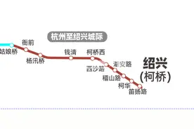 杭绍城际列车来了！未来萧山直达绍兴仅15分钟图片