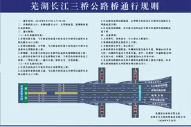 芜湖长江三桥公路桥通行规则发布图片