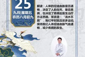 【岐黄日历】经脉者，所以能决死生、处百病、调虚实，不可不通图片