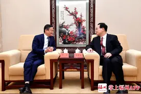 今天！市委书记林宝金与马云在福州座谈……图片