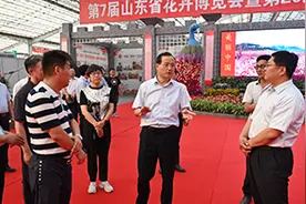 49秒丨青州市委书记韩幸福现场调度翰墨青州书画年会和花博会筹备工作图片