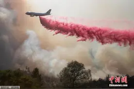 美加州山火延烧上万英亩！酒庄被吞没、逾5万人逃离图片