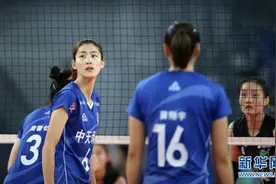 全国女排锦标赛：江苏胜福建图片