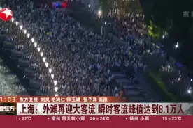上海：外滩再迎大客流  瞬时客流峰值达到8.1万人视频封面