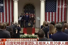 美国白宫和特朗普团队及相关人员20多人确诊感染新冠病毒图片