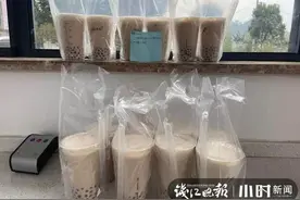 杭州9岁男孩花光所有积蓄点了15杯奶茶，真相让人感动图片