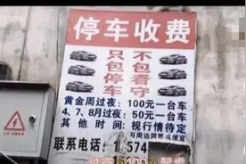 停车收费百元起步？全域旅游岂能容监管空白图片