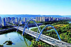 太原北中环桥景色怡人图片