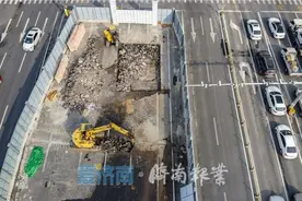 经十路开建地下换乘站 道路瘦身仍是双向12车道图片