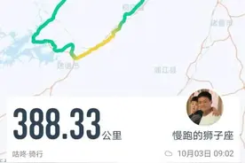 杭州这个初二男生不得了！国庆长假带着一大包作业，环杭骑行395公里图片