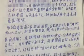 官方回应10岁独居男孩写信求助：已与其母签订监管协议图片