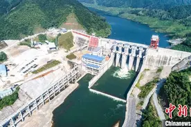 落久水利枢纽下闸蓄水 广西柳州市防洪标准提高到100年一遇图片