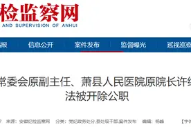 萧县人民医院原院长许继侠严重违法被开除公职图片