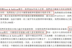 曾称中国有1.8亿人患精神疾病，这家民营医院再次冲击A股图片